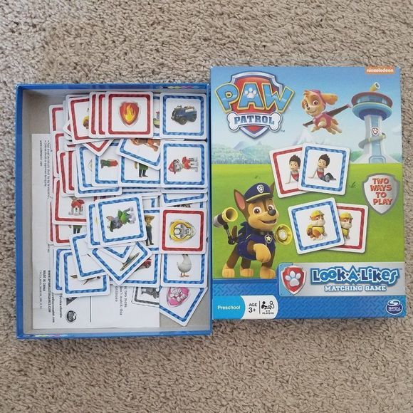 Paw Patrol Look a Likes Matching Board Game - Picture 1 of 4